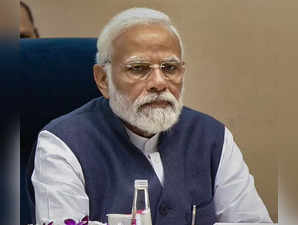 **EDS: VIDEO GRAB** New Delhi: Prime Minister Narendra Modi during the inaugurat...