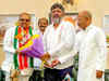 Karnataka Elections 2023: Ex-BJP MLC Baburao Chinchansur joins Congress in presence of DK Shivakumar