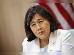 U.S. Trade Representative Katherine Tai speaks in Brasilia