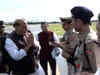 Punjab: Union Defence Minister Rajnath Singh arrives at Amritsar airport