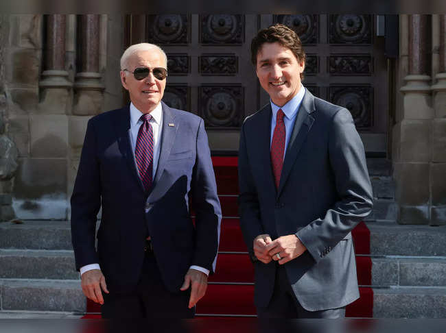 Joe Biden and Justin Trudeau