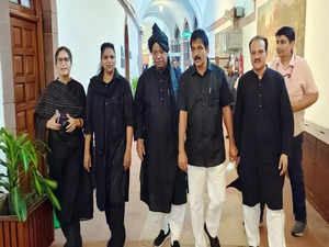 Congress MPs to protest in black clothes in Parliament against Rahul Gandhi's disqualification, Adani issue
