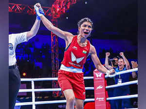 "This medal is for my country India," says Nikhat Zareen after retaining World Boxing Championship title