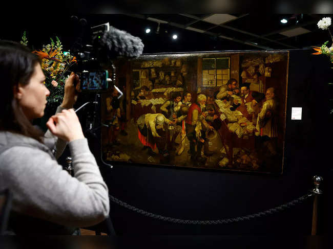 A rare painting by Pieter Brueghel the Younger on sale at Drouot auction house in Paris