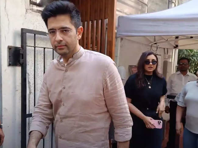 Raghav Chadha and Parineeti Chopra were spotted together at dinner, then lunch