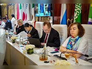 **EDS: IMAGE VIA PIB** Ramnagar: Delegates during the first G20 Chief Science Ad...