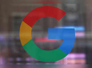 FILE PHOTO: The logo of Google LLC is seen at the Google Store Chelsea in New York City