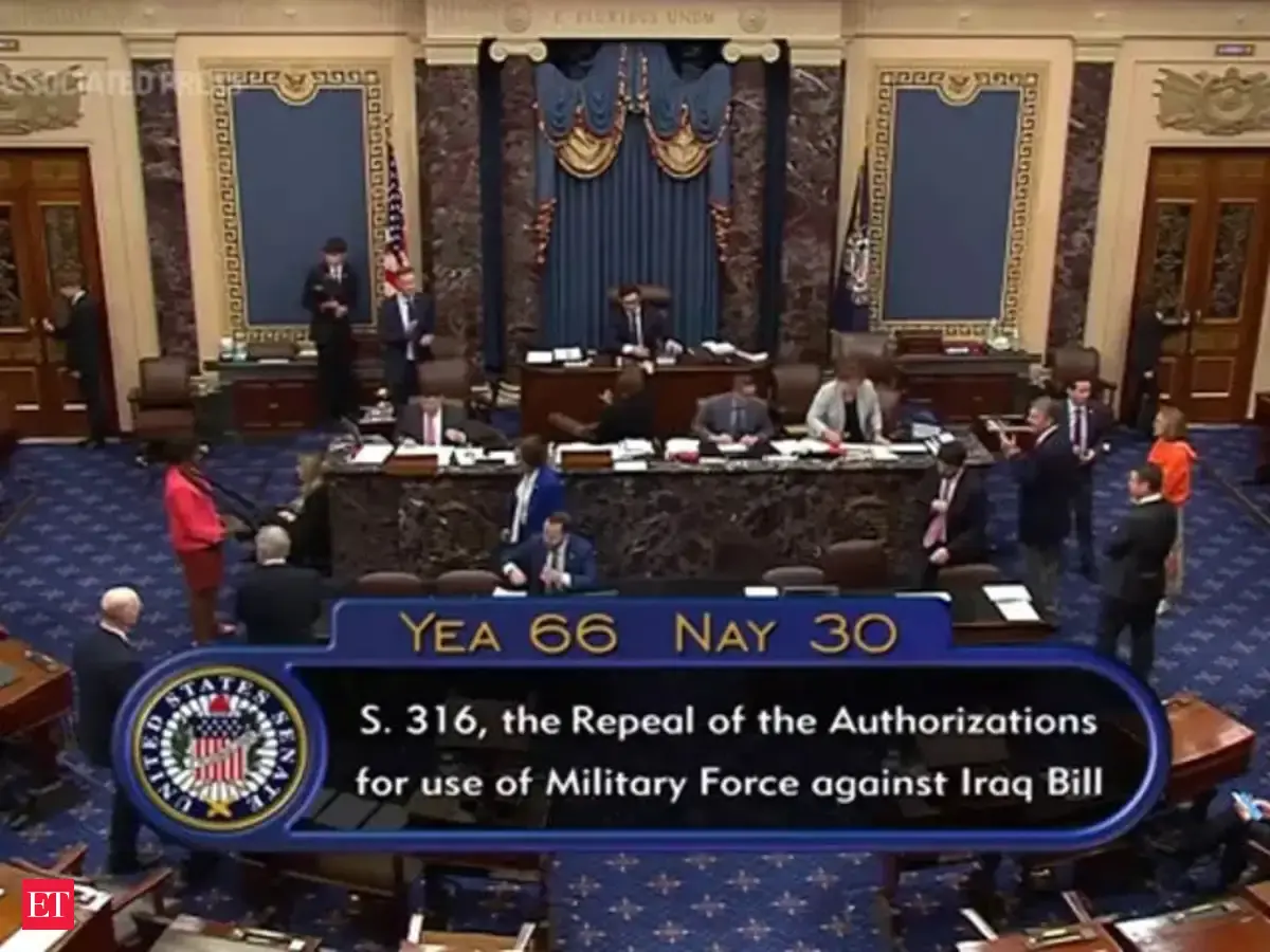iraq war authorization: Senate votes to repeal Iraq War authorization ...