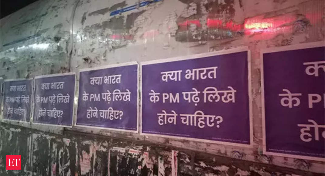 Fresh posters targeting PM Modi crop up in Delhi