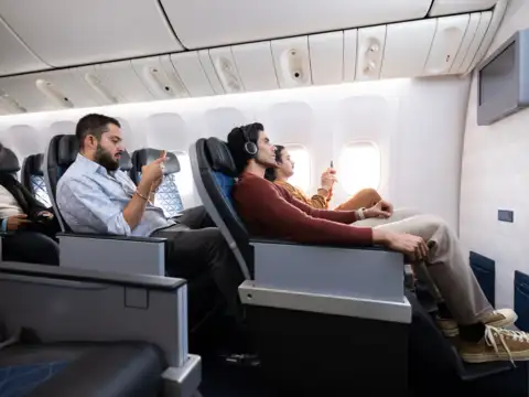 Spacious cabins, wider seats