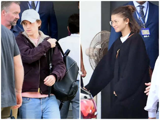 'Spider-Man' stars Tom Holland and Zendaya ARRIVE in Mumbai- Details of their first India visit revealed