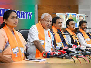 Bengaluru: Senior BJP leader & BJP Parliamentary Board member B.S. Yediyurappa w...