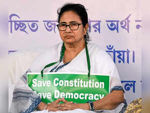 Kolkata: West Bengal Chief Minister and TMC supremo Mamata Banerjee during the s...