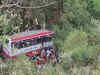26 people rescued after bus falls into ditch on the Mussoorie-Dehradun road