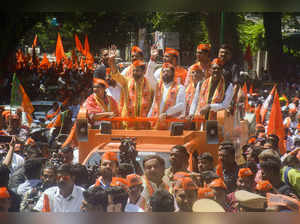 Thane: Maharashtra Chief Minister Eknath Shinde during the Savarkar Gaurav Yatra...