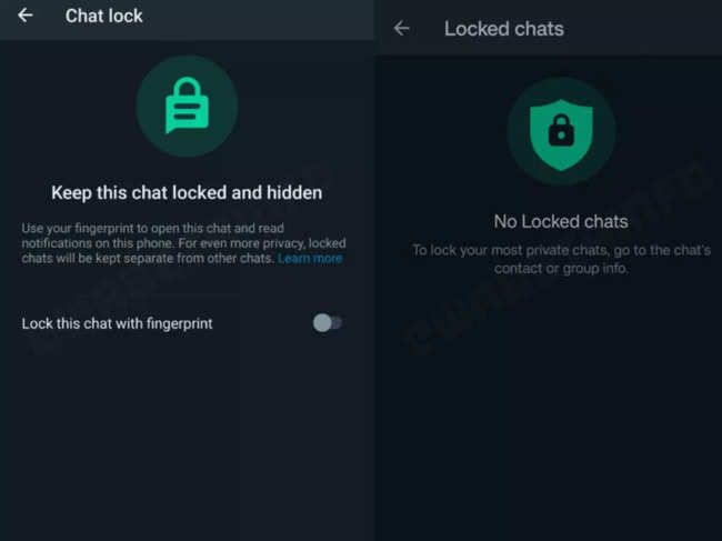 Whatsapp locked chat