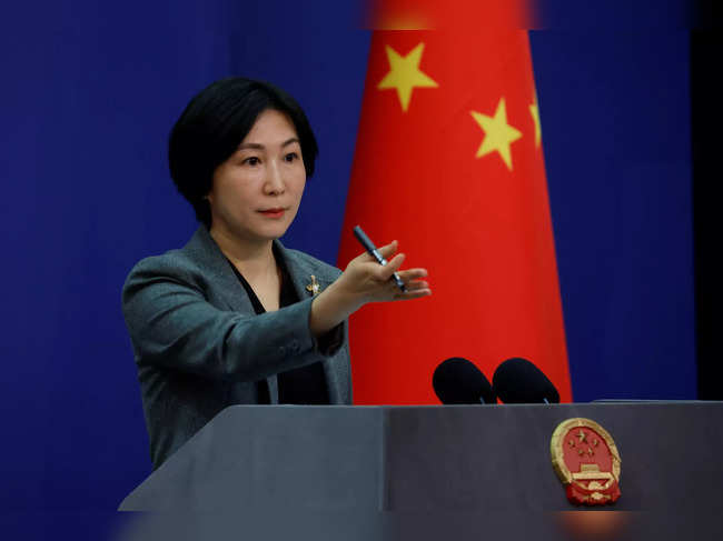 Chinese foreign ministry spokesperson Mao Ning