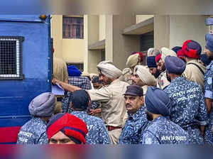 Amritsar: Seven associates of ‘Waris Punjab De’ chief Amritpal Singh being broug...