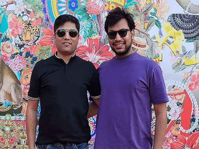 (L-H) Zyod cofounders Ritesh Khandelwal and Ankit Jaipuria