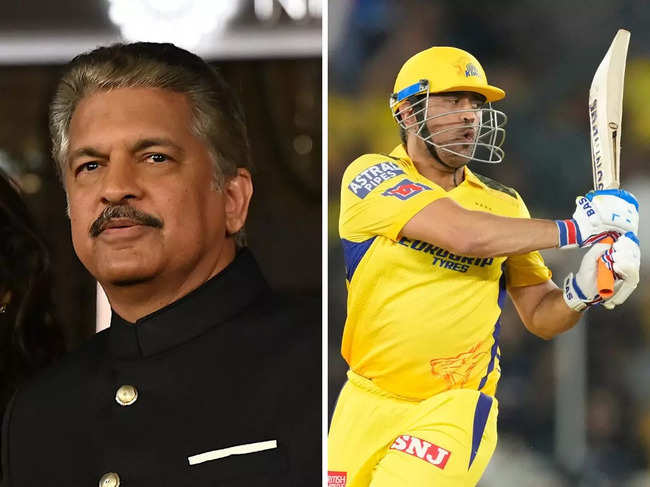 Anand ​Mahindra asked his fans to share some memes with proposed cape designs for Dhoni.
