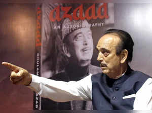 Democratic Azad Party Chairman and former Congress leader Ghulam Nabi Azad during the  launch of a book 'Azaad' an Autobiography ,in New Delhi,on Wednesday, April 5, 2023. (Photo: Wasim Sarvar/IANS)