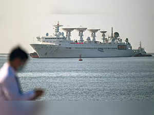 Chinese spy vessel in Indian Ocean Region