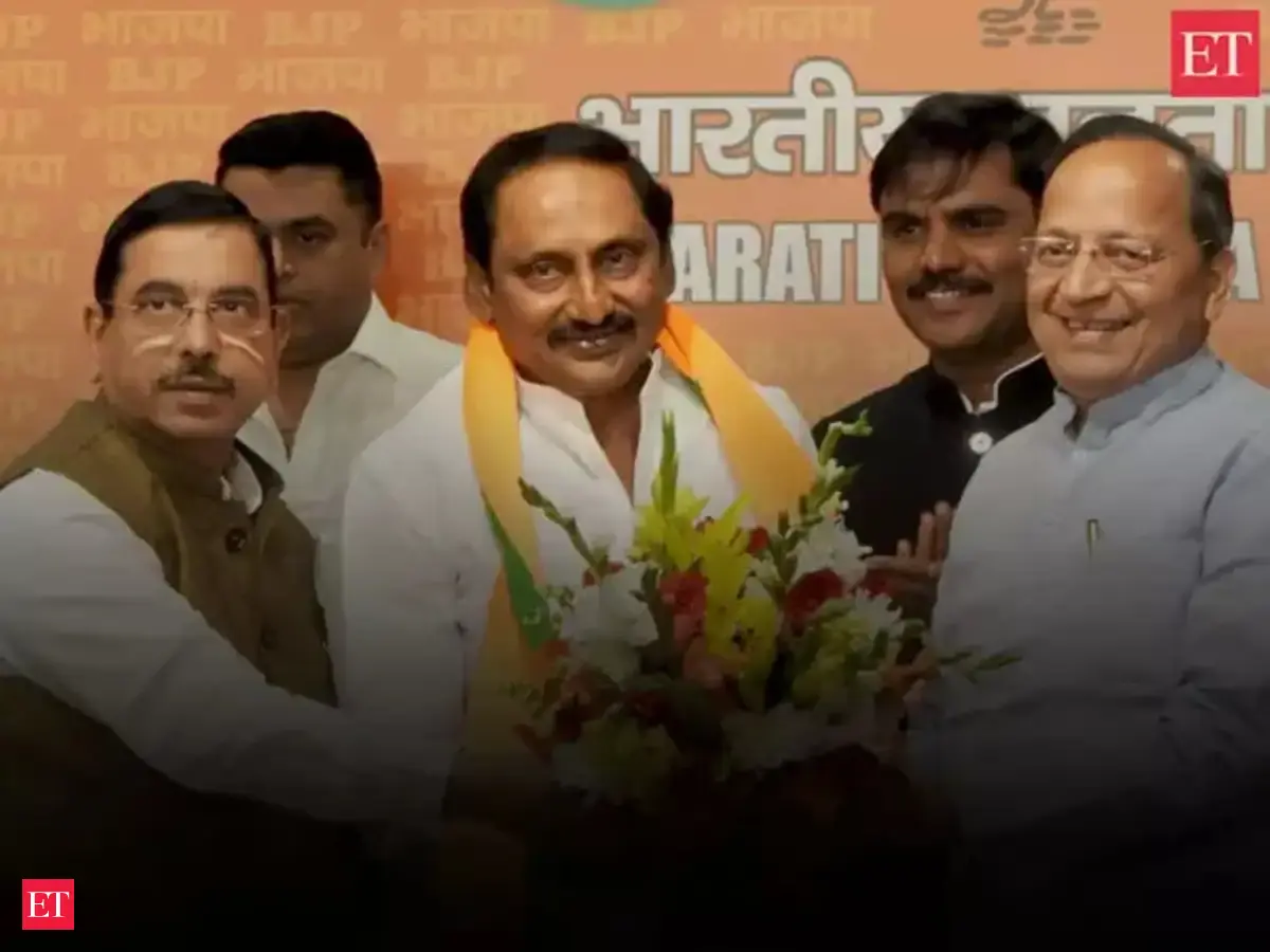 kiran kumar reddy: Kiran Kumar Reddy, last CM of united Andhra, joins ...