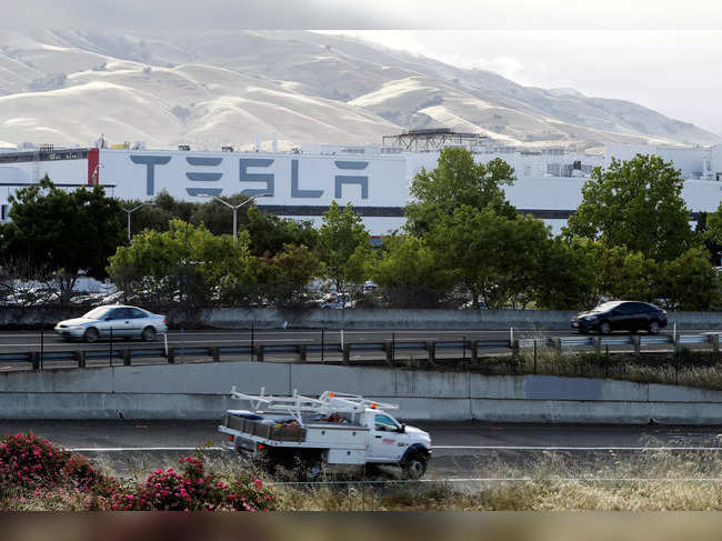 FILE PHOTO: Tesla's primary vehicle factory in Fremont