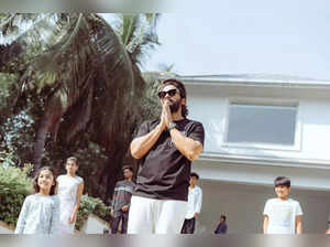 Allu Arjun expresses gratitude to his supporters for birthday wishes with folded hands, says ‘I’m truly blessed’