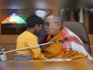 Dalai Lama 'caught on video kissing boy on lips