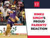 Parents of Rinku Singh, the man who slammed 5 sixes in an over in IPL, react to his incredible feat