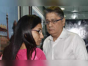 Chanda Kochhar and her businessman husband Deepak Kochhar.
