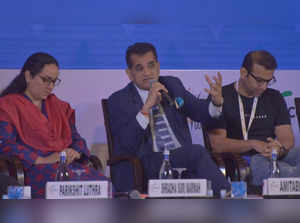 New Delhi: G20 Sherpa of India, Amitabh Kant speaks at the FICCI Global Young Leaders Summit 2023, in New Delhi on Tuesday, March 21, 2023. (Photo: Wasim Sarvar/IANS)