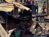Uttar Pradesh: Massive fire breaks out in a slum area of Noida; no casualties reported