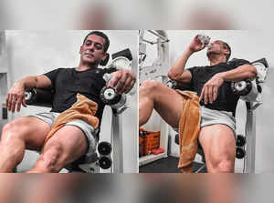 Salman Khan flaunts muscles after sweating out in gym, says ‘love hating legs day’