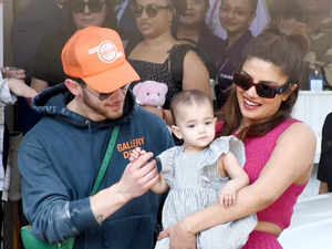 Priyanka Chopra in Mumbai with daughter Malti