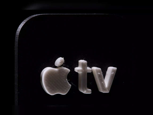 A 3D printed Apple TV logo