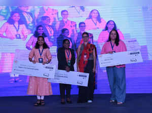 (From Left to right) Arti Kabra, Founder-Go Green), Shilpa K. Nayana, Dime Clear Pvt Ltd, Reinu Shah, Founder and CEO, STEP, and Tamanna Singh,Co-Founder Menoveda Lifesciences PvLtd,