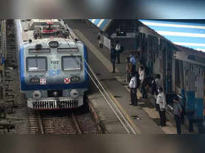 Mumbai local train wheel catches fire; passengers leap from coach to escape