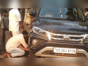 Congress MLA's vehicle attacked in Chhattisgarh