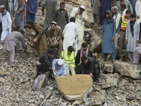 ​Post landslide