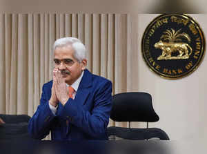 Reserve Bank of India (RBI) Governor Shaktikanta Das during a press conf...