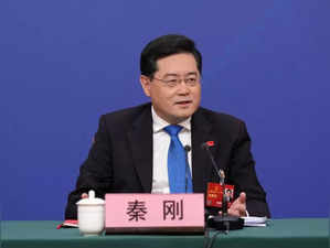 Chinese Foreign Minister Qin Gang attends a press conference on China's foreign policy and foreign relations on the sidelines of the first session of the 14th National People's Congress (NPC) in Beijing, capital of China, March 7, 2023. (Xinhua/Wang Yuguo/IANS)