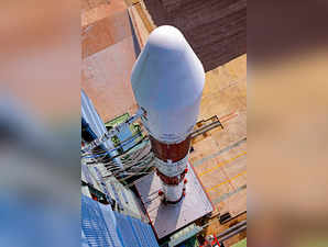 Sriharikota: ISRO's PSLV-C55 at the launch pa
