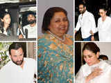 A day after Pamela Chopra's demise, Alia-Ranbir, Kareena-Saif, Kajol-Ajay attend prayer meet