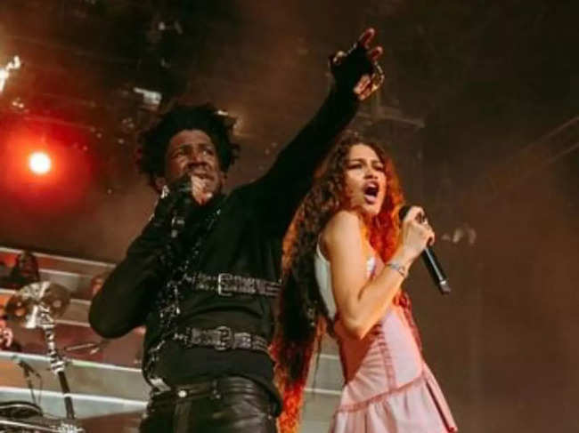 Zendaya joined Labrinth onstage to perform two songs