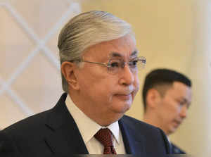 Kazakhstan's President Kassym-Jomart Tokayev