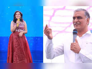Telangana Finance Minister Harish Rao ‘left in awe’ by Telugu Indian Idol 2 contestant Laasya Priya’s voice, sends his best wishes