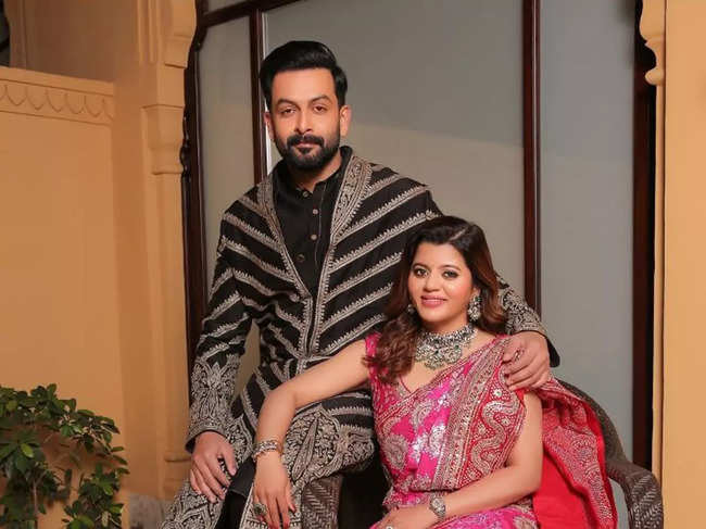 ​Prithviraj Sukumaran praised his wife for being a constant in his life. ​