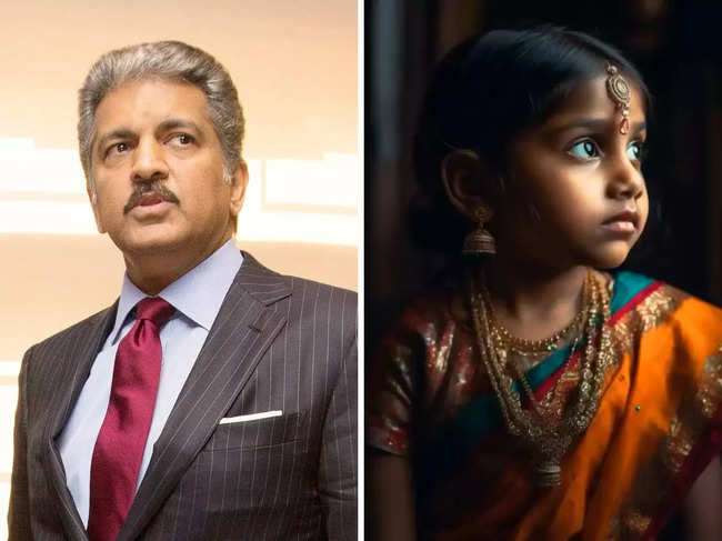 The ​AI-generated art caught billionaire Anand Mahindra's eye.​